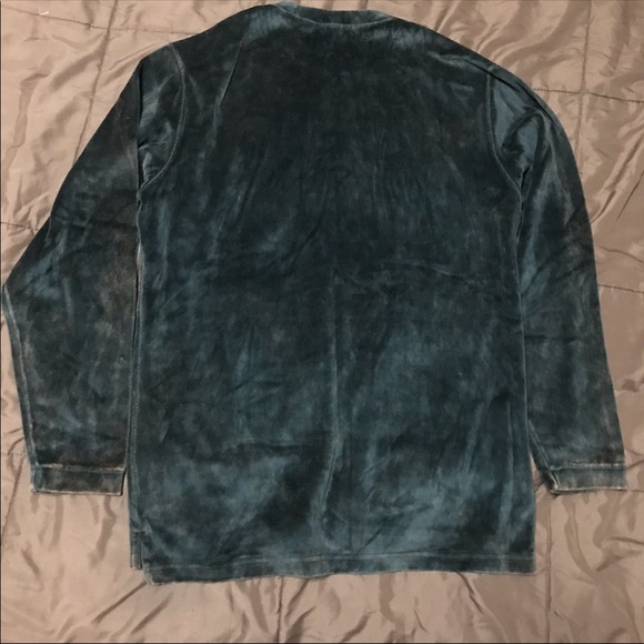 Lenor Romano Velour Men’s Sweater Shirt - Picture 5 of 5